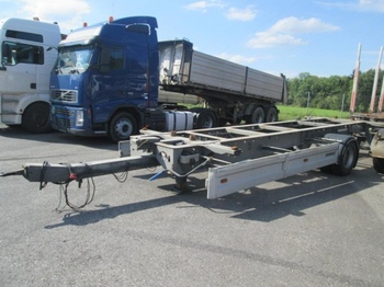 Container transporter/ Swap body trailer Scheuwimmer 1-achs Lafette: picture 1