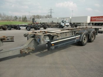 Container transporter/ Swap body trailer Scheuwimmer Tandem Lafette  teifgekoppelt: picture 1
