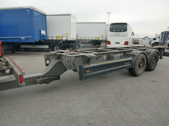 Scheuwimmer Tandem Lafette  teifgekoppelt - Container transporter/ Swap body trailer: picture 3
