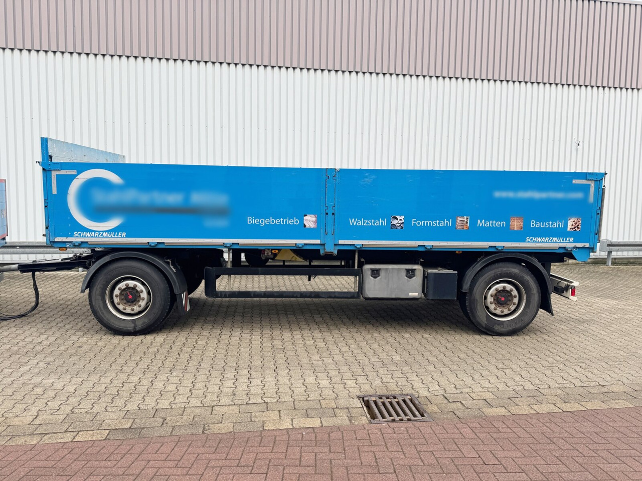 Schwarzmüller T-Serie T-Serie, TOP-Zustand - Dropside/ Flatbed trailer: picture 5