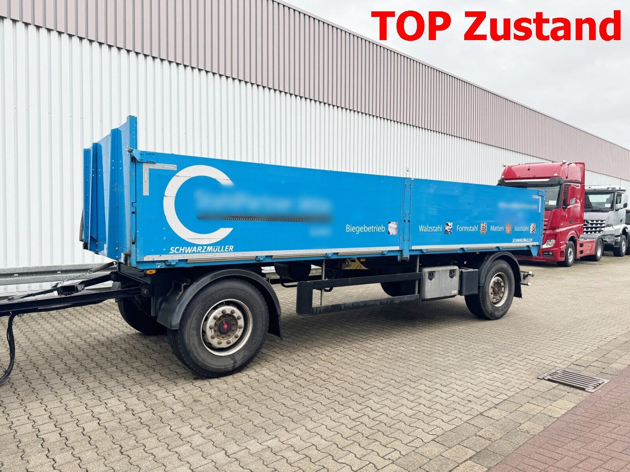 Schwarzmüller T-Serie T-Serie, TOP-Zustand - Dropside/ Flatbed trailer: picture 1