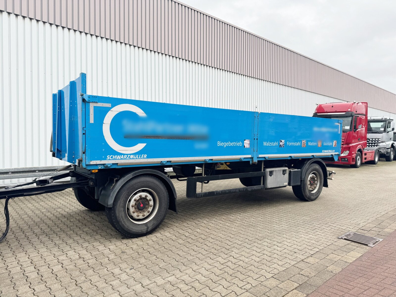 Schwarzmüller T-Serie T-Serie, TOP-Zustand - Dropside/ Flatbed trailer: picture 4