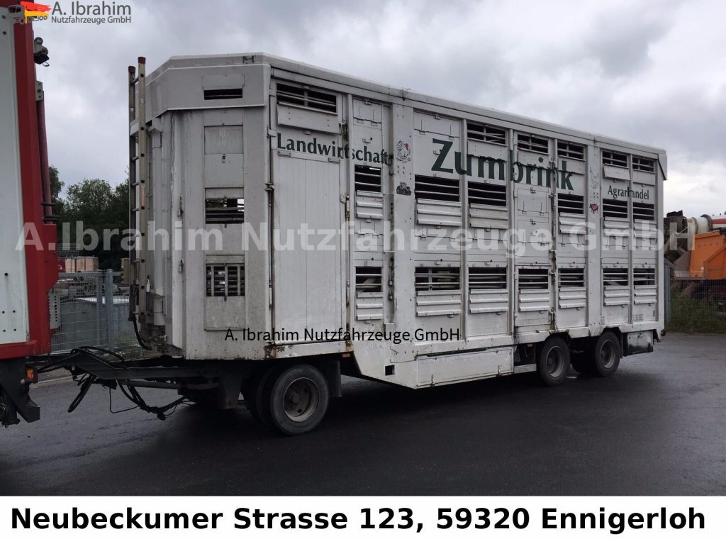 Stehmann 3 Stock 3 achsanhänger HU 01 2017 - Livestock trailer: picture 1