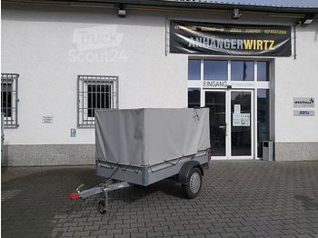 Car trailer Stema - Anhänger mit Plane 750 kg gebraucht: picture 1