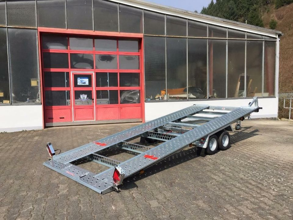 Stema Atour Grande 3.000kg - kippbarer Autotransporter 5 meter - Autotransporter trailer: picture 1