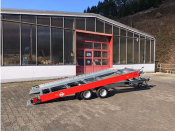 New Autotransporter trailer Stema FHAK 27-40 - kippbarer Autotransporter mit Winde: picture 1