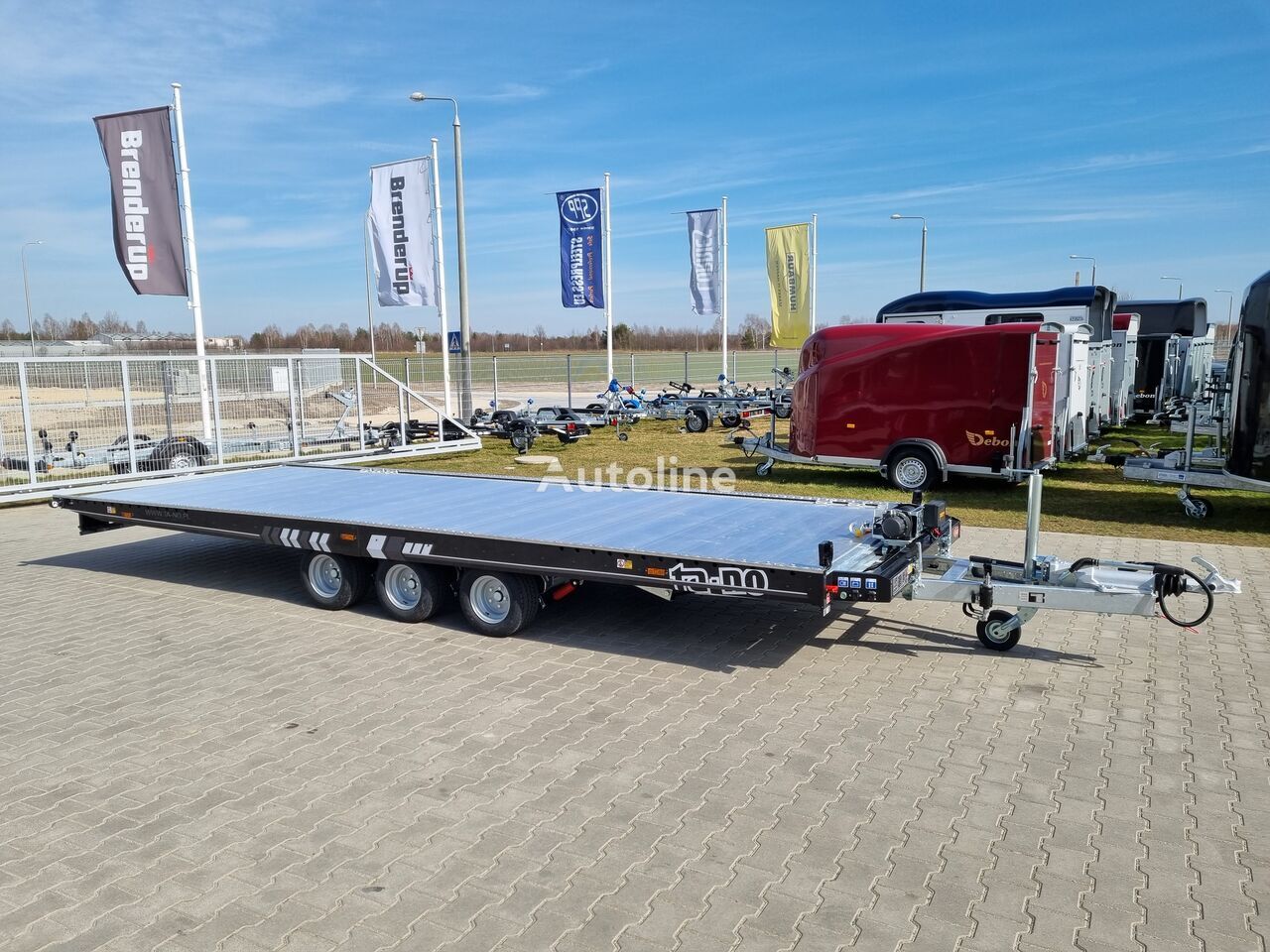 TA-NO FORMULA 35.60 PREMIUM 6 x 2,1 m electric winch and lifting - Autotransporter trailer: picture 1