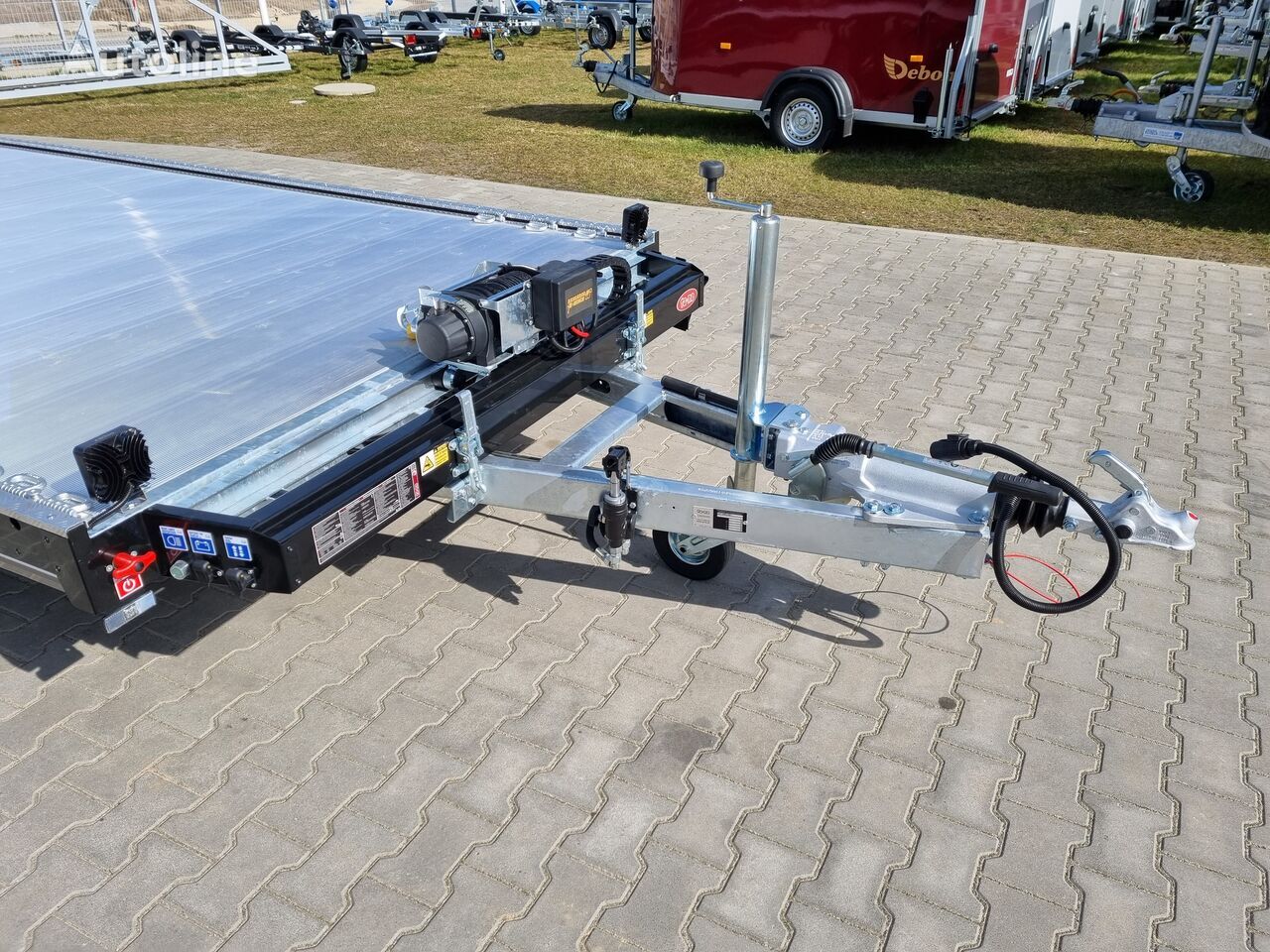 TA-NO FORMULA 35.60 PREMIUM 6 x 2,1 m electric winch and lifting - Autotransporter trailer: picture 5