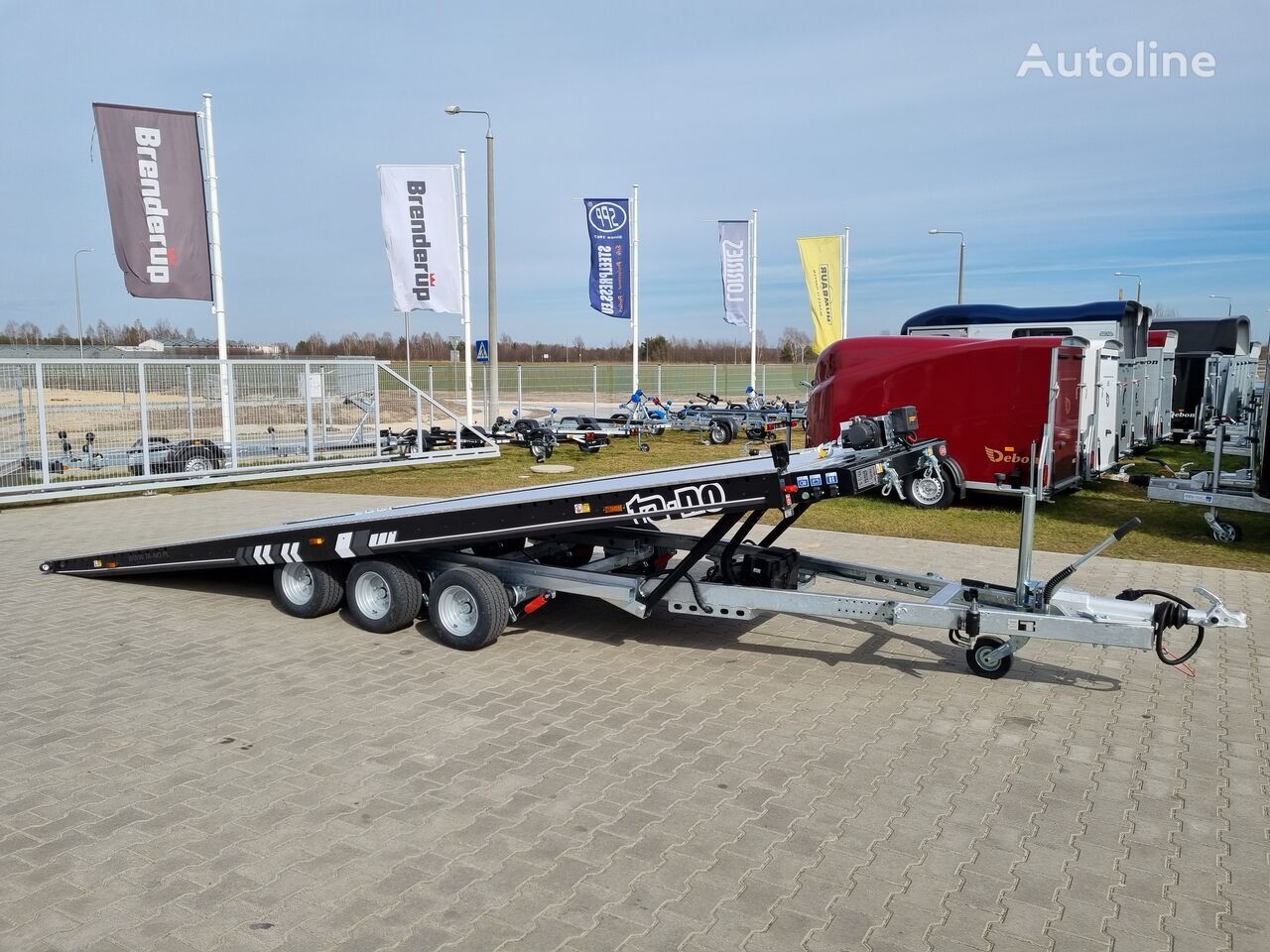TA-NO FORMULA 35.60 PREMIUM 6 x 2,1 m electric winch and lifting - Autotransporter trailer: picture 2