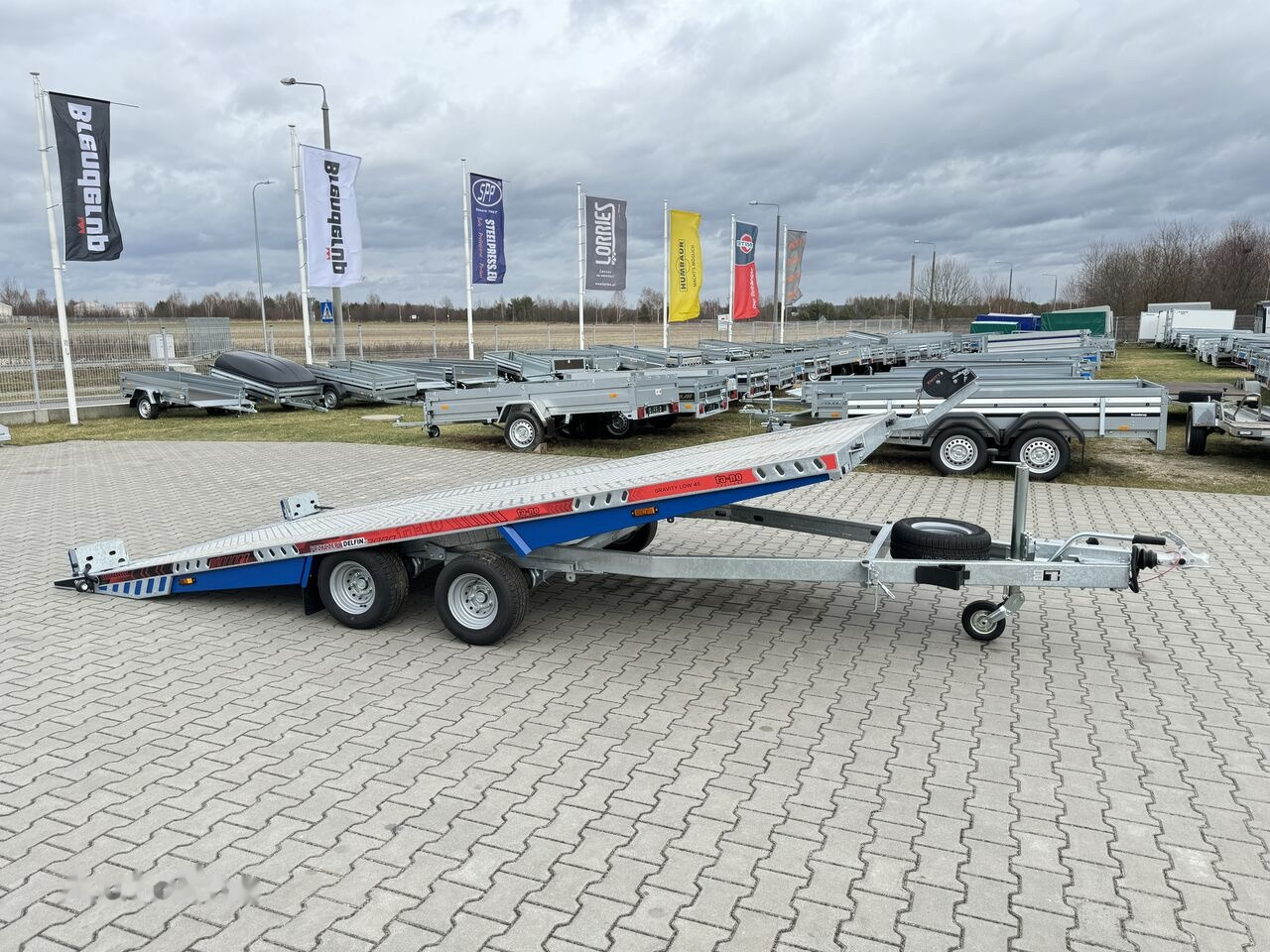 TA-NO GRAVITY LOW 27.45 trailer for 1 car 2700 kg GVW - Autotransporter trailer: picture 1