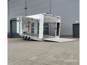 New Autotransporter trailer TA-NO SPORT TRANSPORTER 55 PREMIUM enclosed car trailer 5.5 x 2.3 m: picture 1