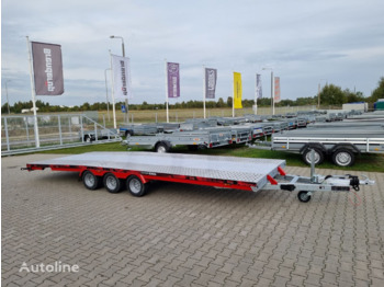 TA-NO Scorpio 60 PREMIUM 3 axle car trailer 6m alu floor 3500kg GVW - Autotransporter trailer: picture 1