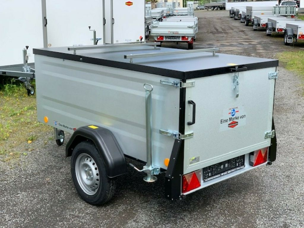 TPV KT-EU2 Koffer Anhänger mit Deckel - Silbergrau-  - Closed box trailer: picture 4