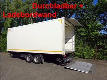 Tandemkoffer, Ladebordwand + Durchladbar  - Closed box trailer: picture 1