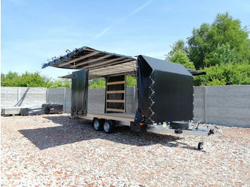  Besttrailers REBEL (Jupiter) 5,5 x2,1 3000 kg stelaż + plandeka, elektryczna wyciągarka - Tank trailer