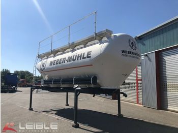 Spitzer Silo 27 m³ Schnellwechselsystem / 4 Kammern  - Tank trailer