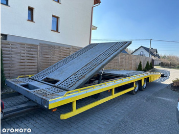 Tijhof Tandem 3 samochody , balkon , rozsuwany tył - Autotransporter trailer: picture 1