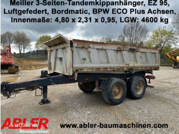 MEILLER 3-Seiten Tandemkippanhänger Bordmatic - Tipper trailer