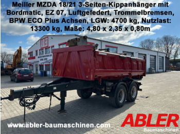 MEILLER MZDA 18/21 3-Seiten-Kippanhänger mit Bordmatic - Tipper trailer