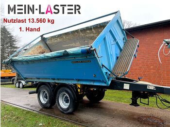 Meiller MZDA  18/21 3 Seitenkipper NL 13.560 kg 1. Hand  - Tipper trailer