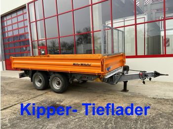 Müller-Mitteltal  13,5 t Tandemkipper- Tieflader  - Tipper trailer