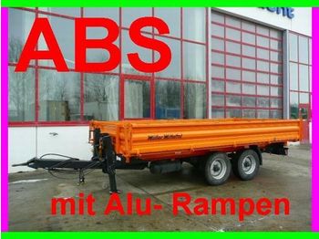 Müller-Mitteltal Tandemkipper mit Alu  Rampen - tipper trailer