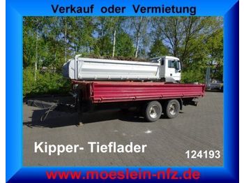 Obermaier Tandemkipper  Tieflader  - Tipper trailer
