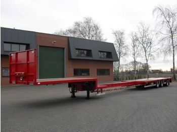 New Low loader trailer for transportation of heavy machinery Tracon TO1827 uitschuifbaar: picture 1
