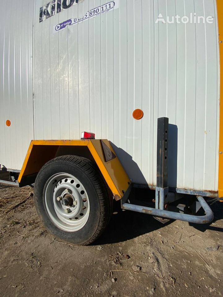 Trailor Remorca Auto Santier : Bucatarie + WC + depozit - Closed box trailer, Construction container: picture 1