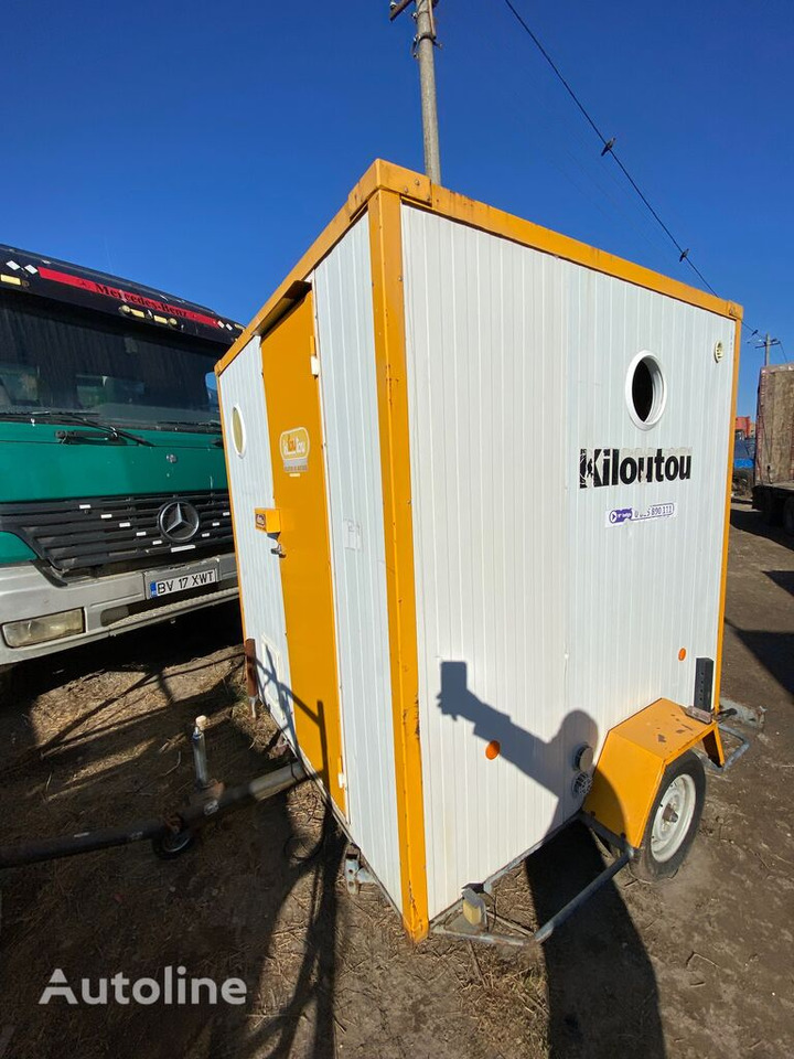 Trailor Remorca Auto Santier : Bucatarie + WC + depozit - Closed box trailer, Construction container: picture 2
