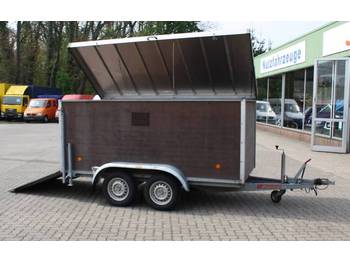 Closed box trailer Trebbiner TP 20.30-15 Anhänger mit Abdeckplatte Tieflader: picture 1