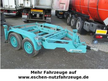 Container transporter/ Swap body trailer Trebbiner Tandem, für Absetzcontainer: picture 1