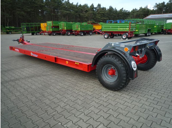 Unia Transportplattform / Tieflader PL-6, hydr.  - Low loader trailer: picture 1