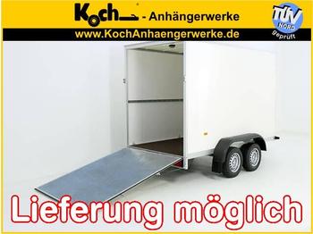 New Car trailer for transportation of heavy machinery Unsinn Fz-Technik Koffer 157x305cm Höhe:194cm 2,0t  Auffahrklappe: picture 1