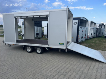 Unsinn GTP 20-30 closed trailer with ramp roller blind 4,3m 2.6T GVW - Closed box trailer: picture 1