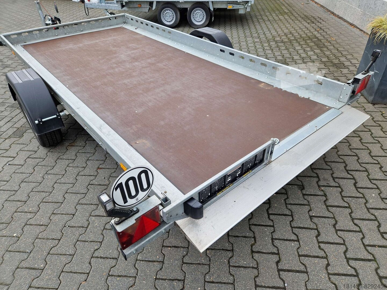 Unsinn Senklift 1800kg AS 1837-13-1800 375x180cm direkt befahrbar - Autotransporter trailer: picture 1