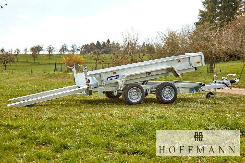 VARIANT *  Variant Maschinenanhänger + Kipper 3515 MT 300x150 cm Lager - Tipper trailer: picture 2
