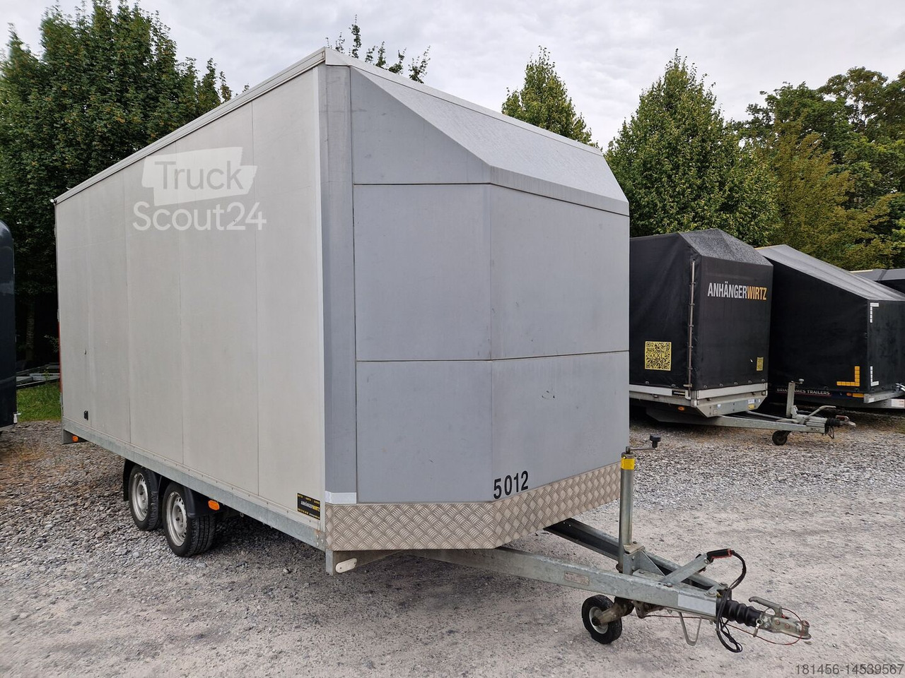VEZEKO Koffer Sandwich 450cm aerodynamisch used - Closed box trailer: picture 1
