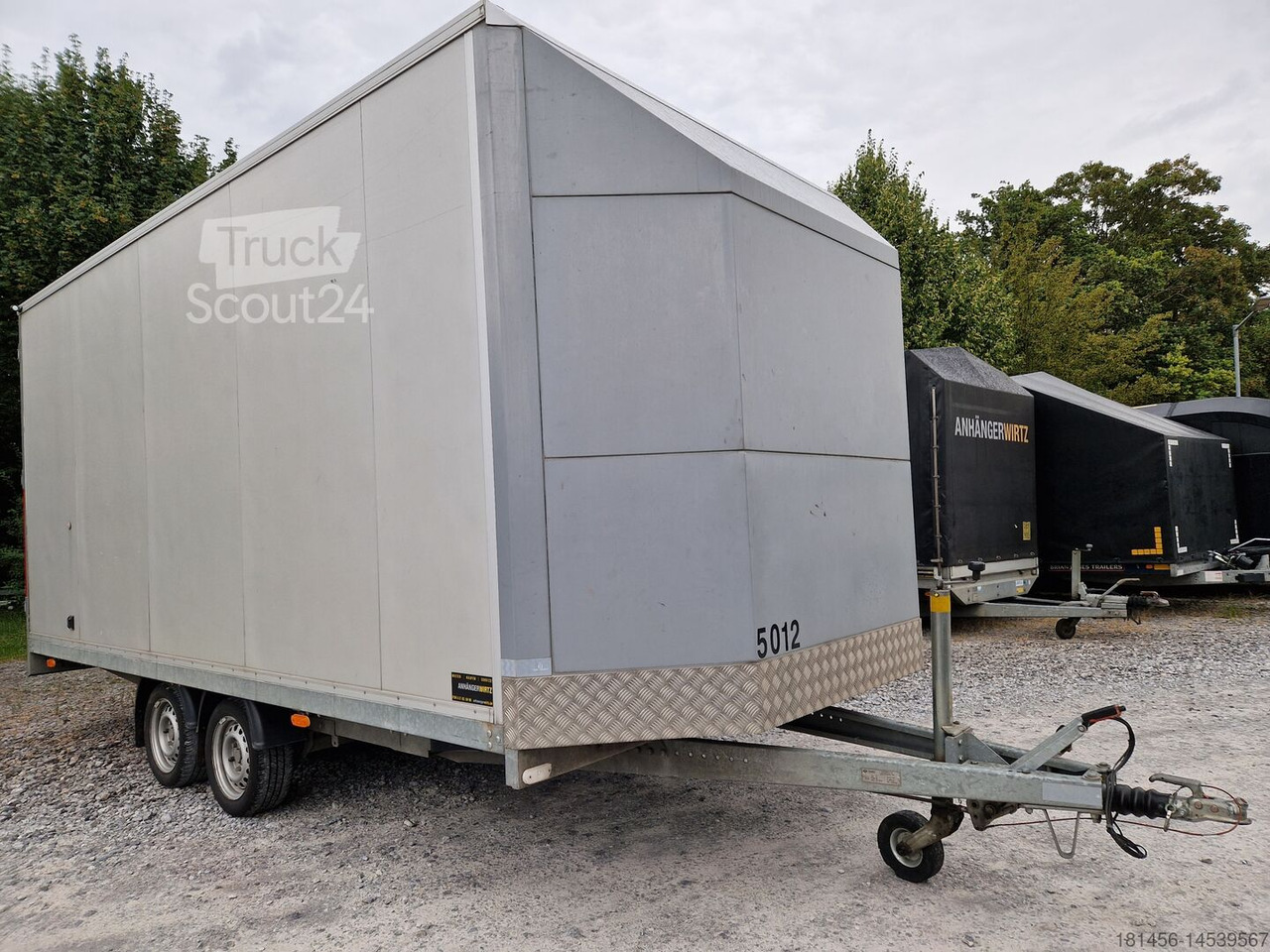 VEZEKO Koffer Sandwich 450cm aerodynamisch used - Closed box trailer: picture 2