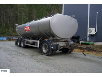 Tank trailer for transportation of milk VMTARM 4 chamber Tank trailer - Milk trailer: picture 1