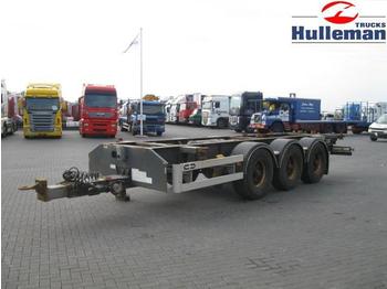 Container transporter/ Swap body trailer Van Hool 3K1017 3 ACHSE BPW: picture 1