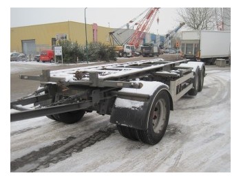 Container transporter/ Swap body trailer Van Hool 3-assige met Lift-as: picture 1