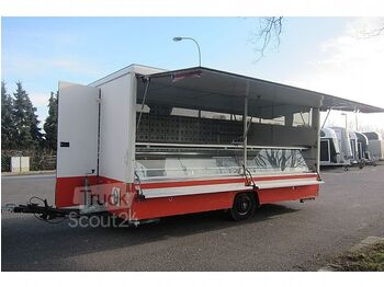  Borco-Höhns - gebrauchter Verkaufshänger Theke Spargel Erdbeeren - Vending trailer