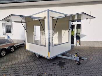  Wm Meyer - 2 Verkaufsklappen Leerwagen zum DIY Ausbau Infostand 250cm 1000kg gebremst - Vending trailer