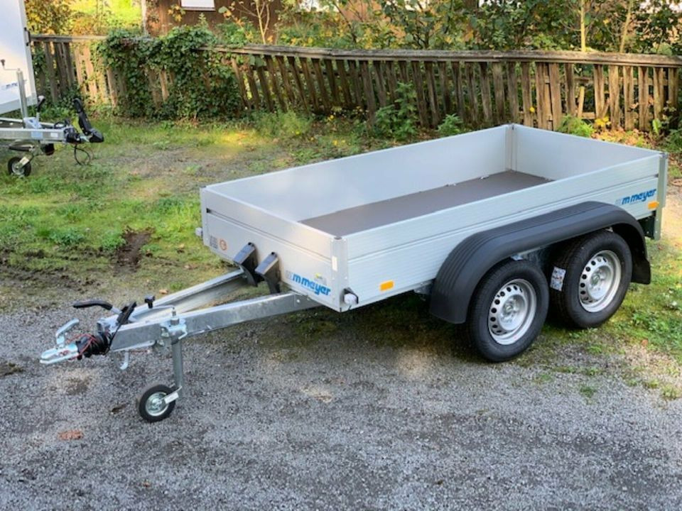 WM Meyer BT 2025/126 - kompakter Kastenanhänger mit 2 Achsen - Dropside/ Flatbed trailer: picture 3