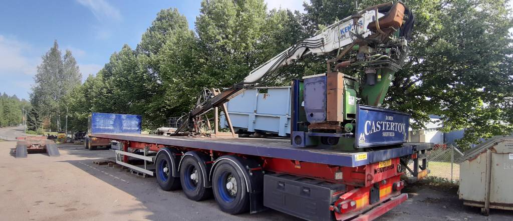 Weightlifter 3sps13.200 Kennis 8000 with crane  - Low loader trailer: picture 3