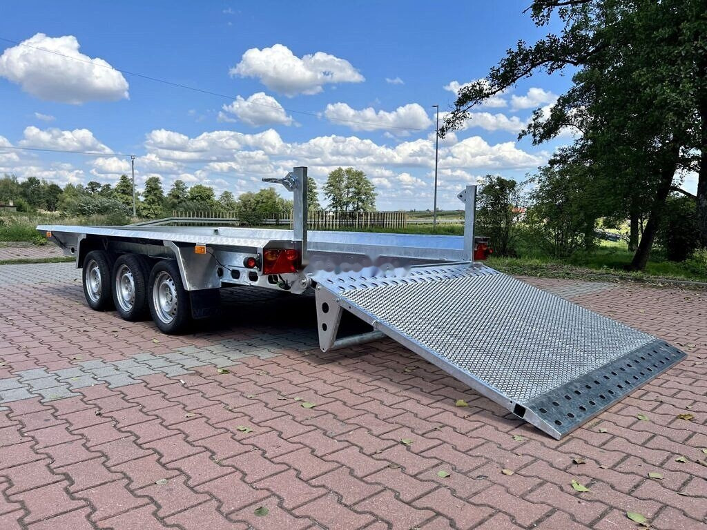 New Plant trailer Wiola B3540 MAX 3 axle trailer 3.5 T GVW machine transporter excavator: picture 9