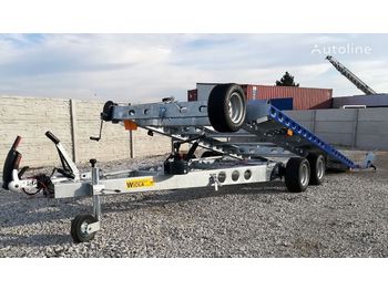 New Autotransporter trailer Wiola LAWETA UCHYLNA L30G45P 4.50M 3T + SKLEJKA!: picture 1