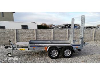 New Dropside/ Flatbed trailer for transportation of heavy machinery Wiola POD MINIKOPARKĘ, WALEC! B2626: picture 1