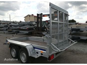 New Dropside/ Flatbed trailer for transportation of heavy machinery Wiola Przyczepa do przewozu MINIKOPAREK 3,0m z tra: picture 1